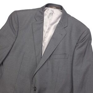 Joseph Abboud Ermenegildo Zegna Cloth Gray Striped Blazer Men's Suit Jacket‎